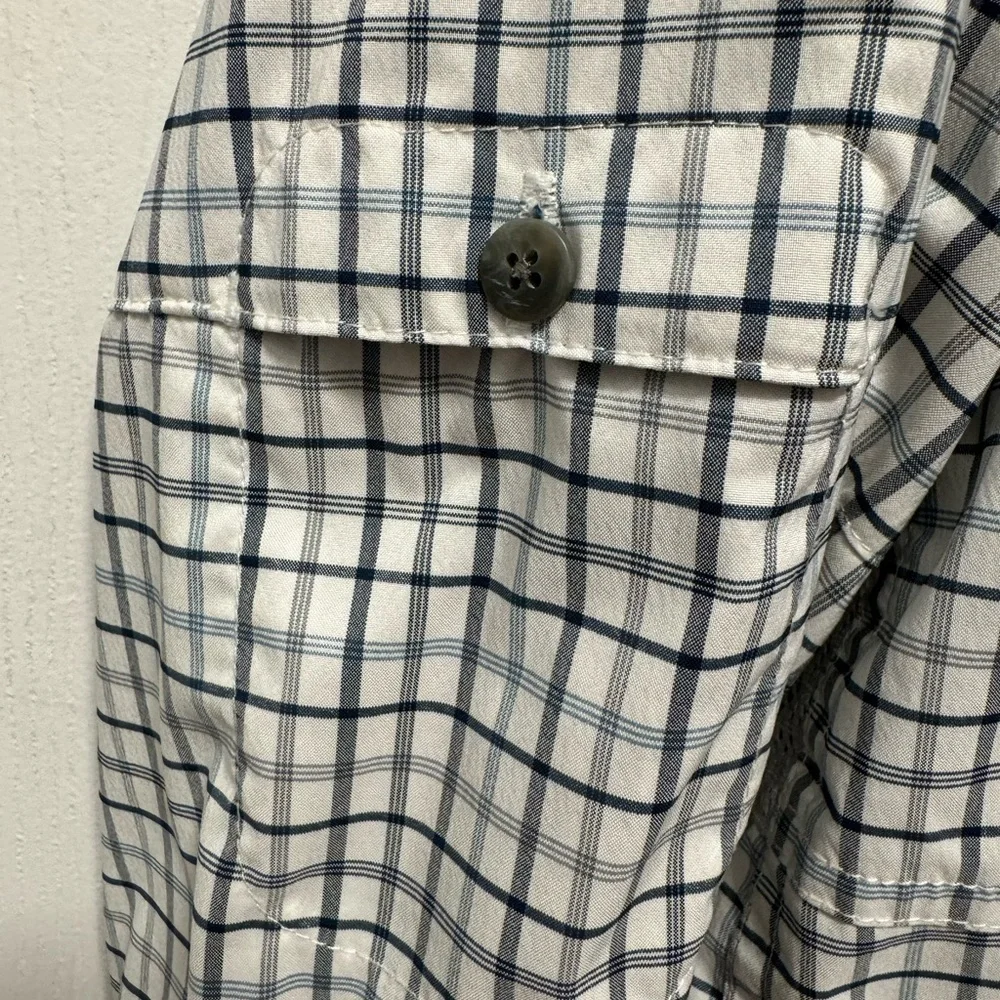 REI Vented Fly Fishing Hiking Long Sleeve Button‎ Down Shirt - Mens medium
